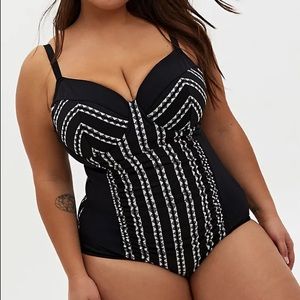 Black & White Torrid Swimsuit